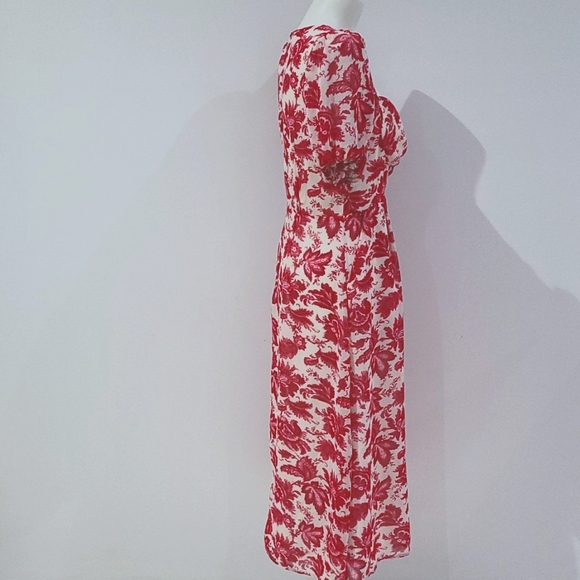 Seven Wonders Stevie pink floral midi dress - Picture 10 of 15